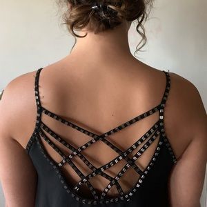 FOREVER 21 BLACK SWAY DRESS